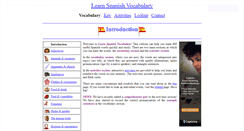 Desktop Screenshot of learnspanishvocabulary.net